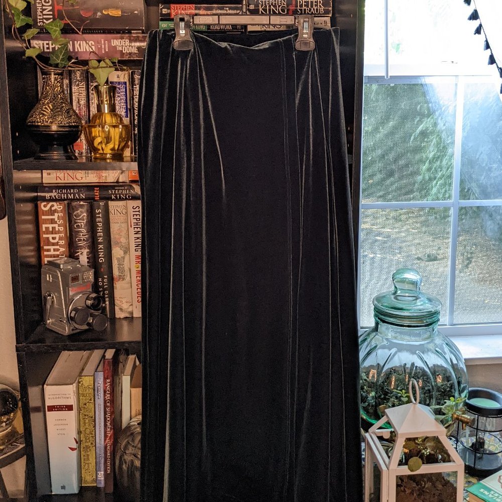 Vintage Green Jones New York Maxi Skirt